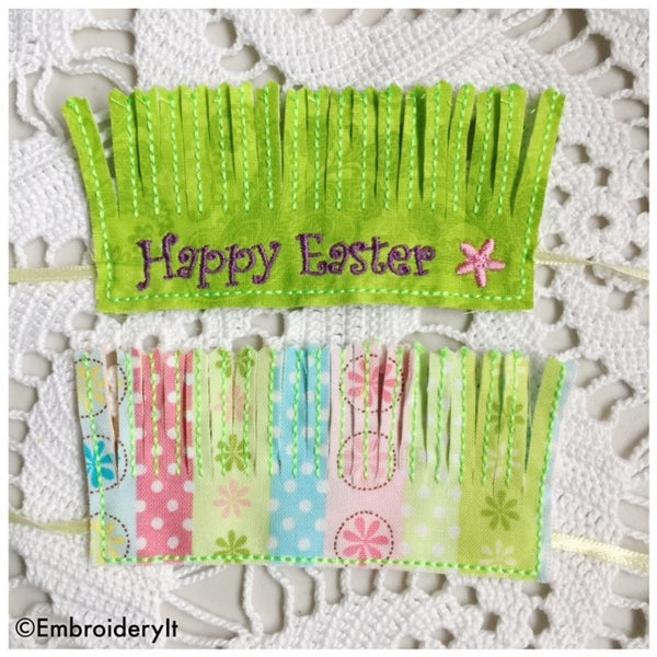 Easter Egg holder machine embroidery pattern