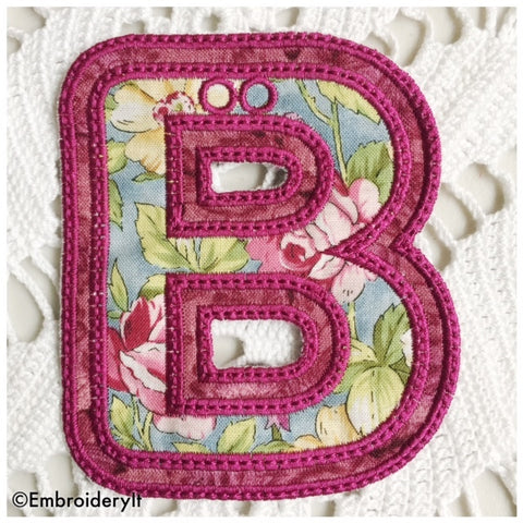 Machine Embroidery banner Letter