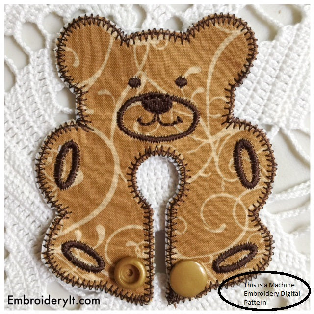 Bear Machine embroidery feeding tube pad