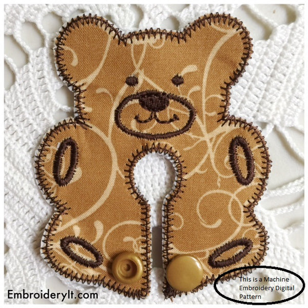 Bear Machine embroidery feeding tube pad