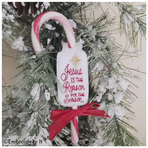 Jesus is the reason for the season in the hoop machine embroidery digital download