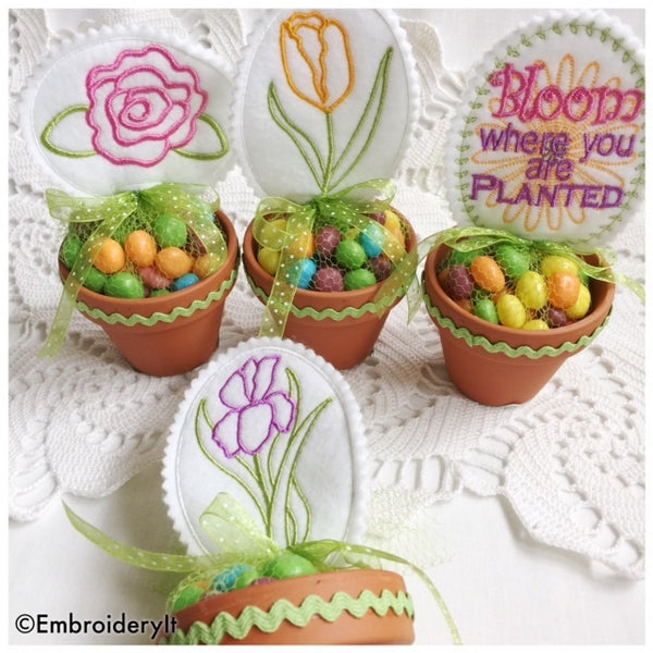Bloom Candy Topper Set of 4 Designs