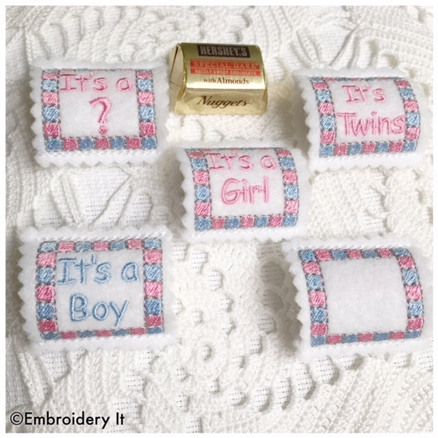 Machine Embroidery Candy Holder