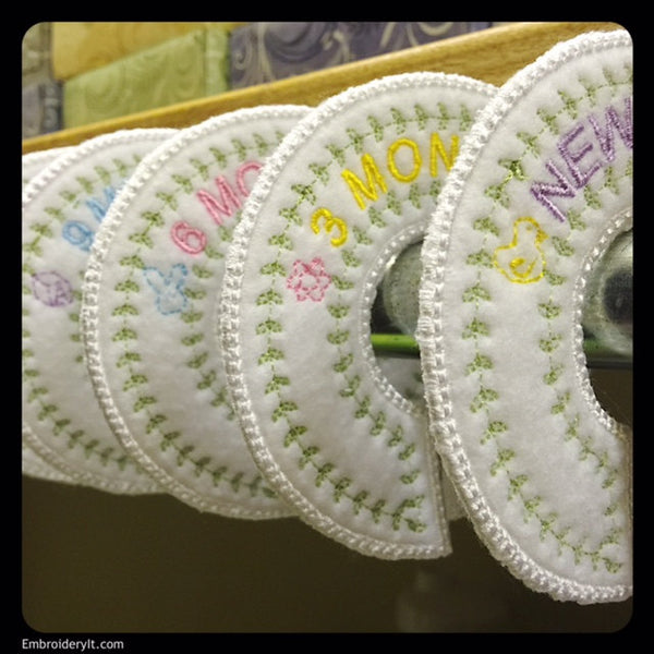 baby closet dividers machine embroidery designs