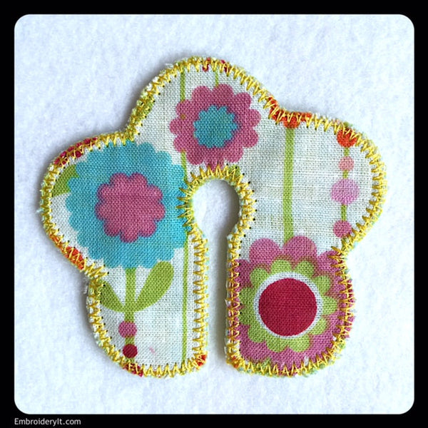 flower g tube pad machine embroidery design